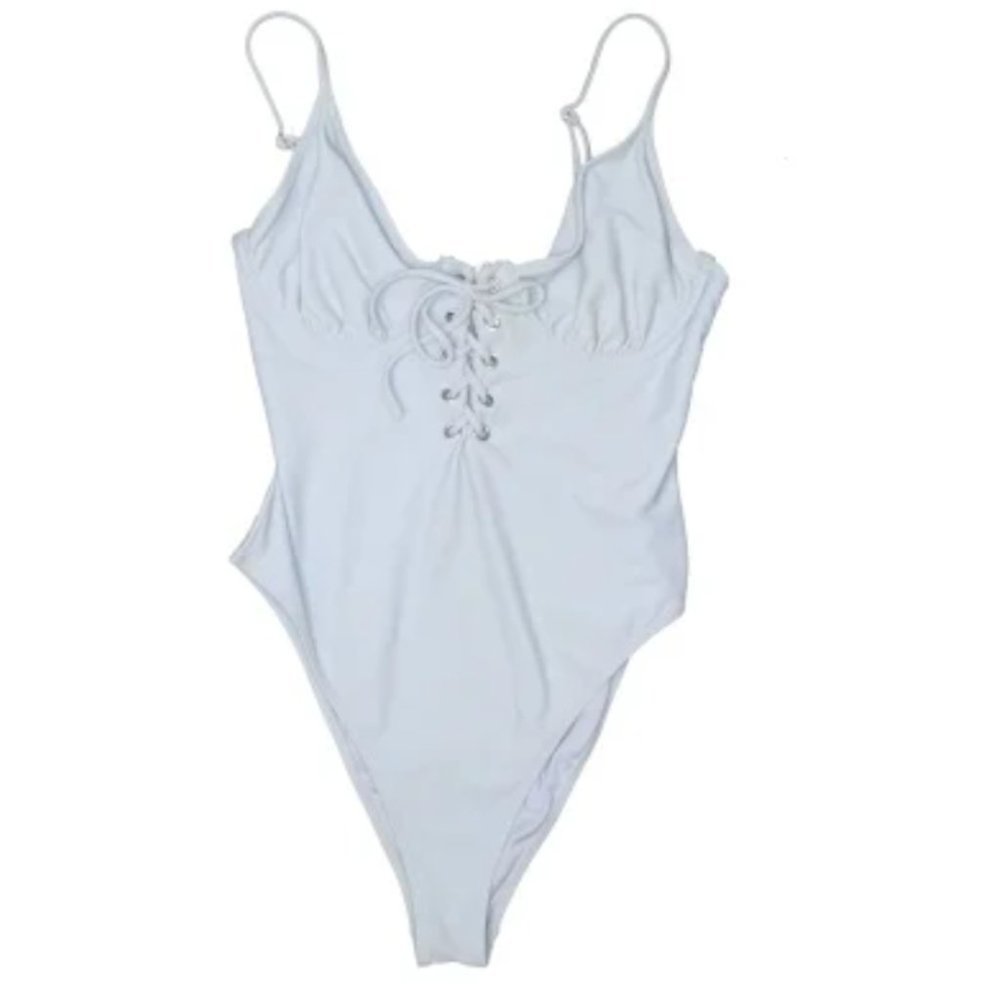 One Piece Tie Up Swim